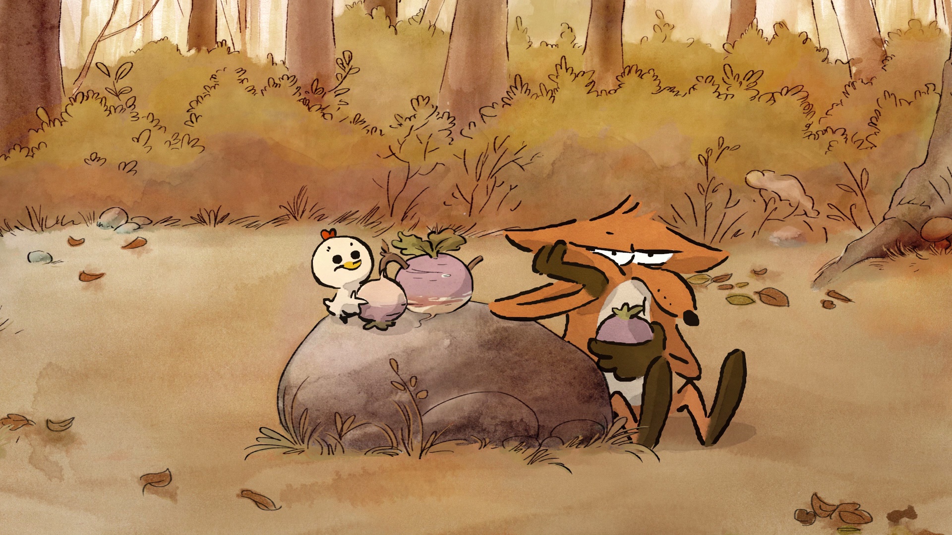 大坏狐狸的故事 [中文字幕].The.Big.Bad.Fox.and.Other.Tales.2017.1080p.x265.10bit-SSDSSE 2.02GB-4.png